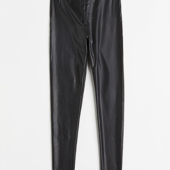 Faux Leather Leggings | Medium - Picture 2 of 7